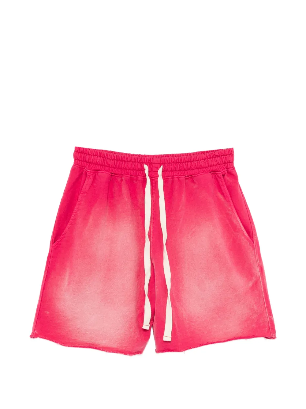 MOOJI MOOJI faded raw-edge shorts - Rosa