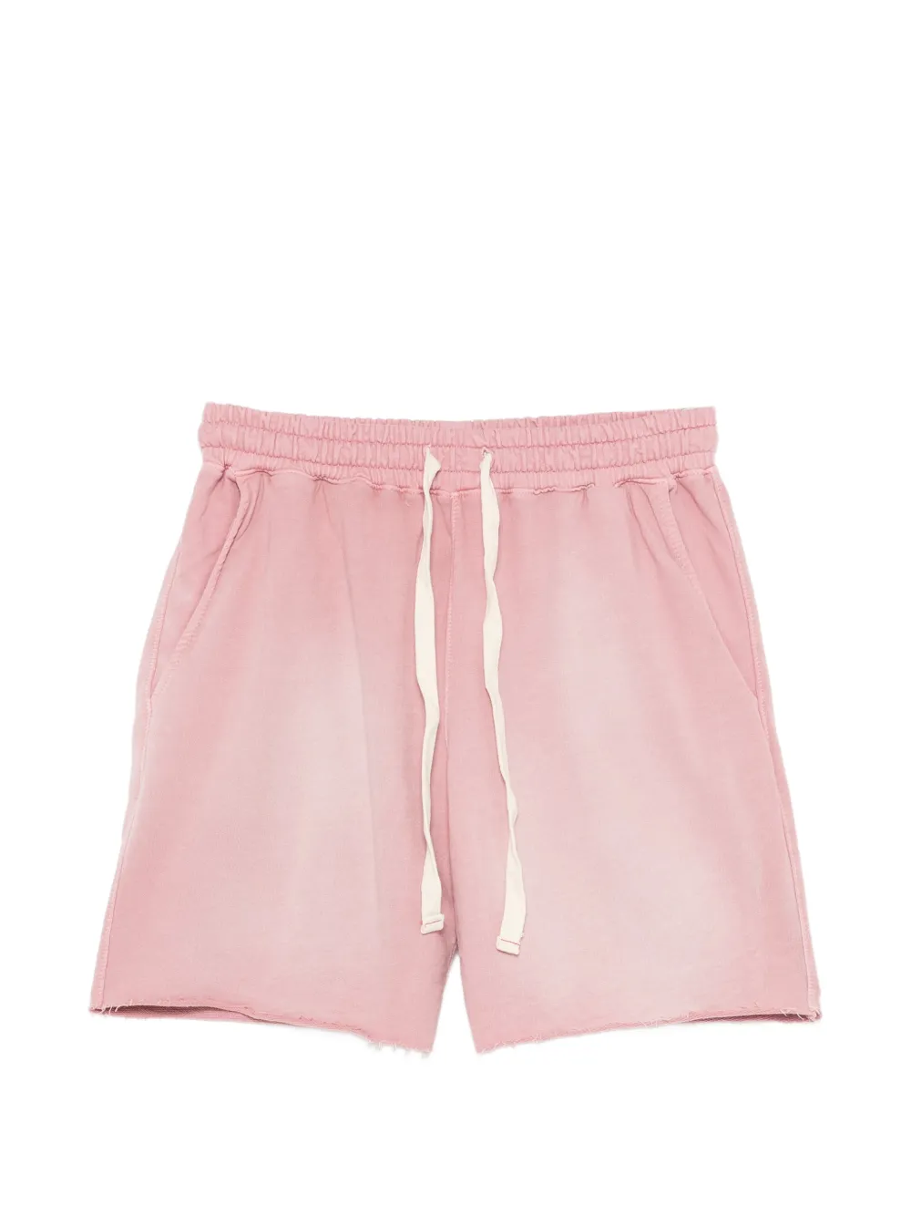 MOOJI MOOJI drawstring raw-cut shorts - Rosa