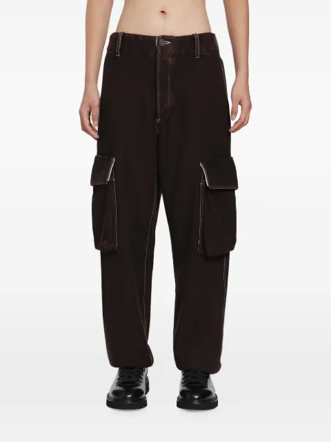 Uma Wang Paxton contrast-stitch cargo pants