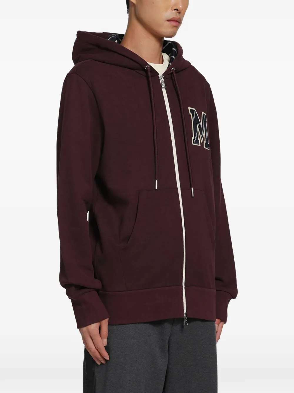 Moncler Hoodie met logopatch Rood