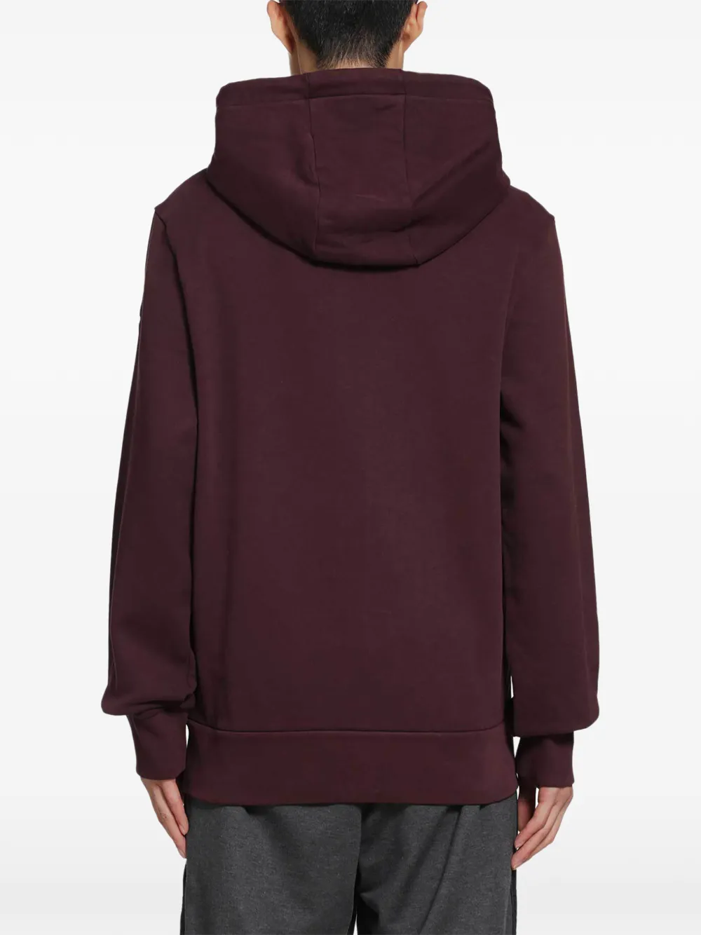 Moncler Hoodie met logopatch Rood