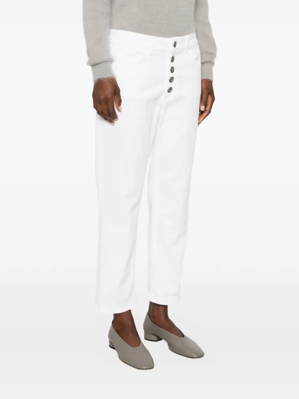 DONDUP Cropped jeans Wit