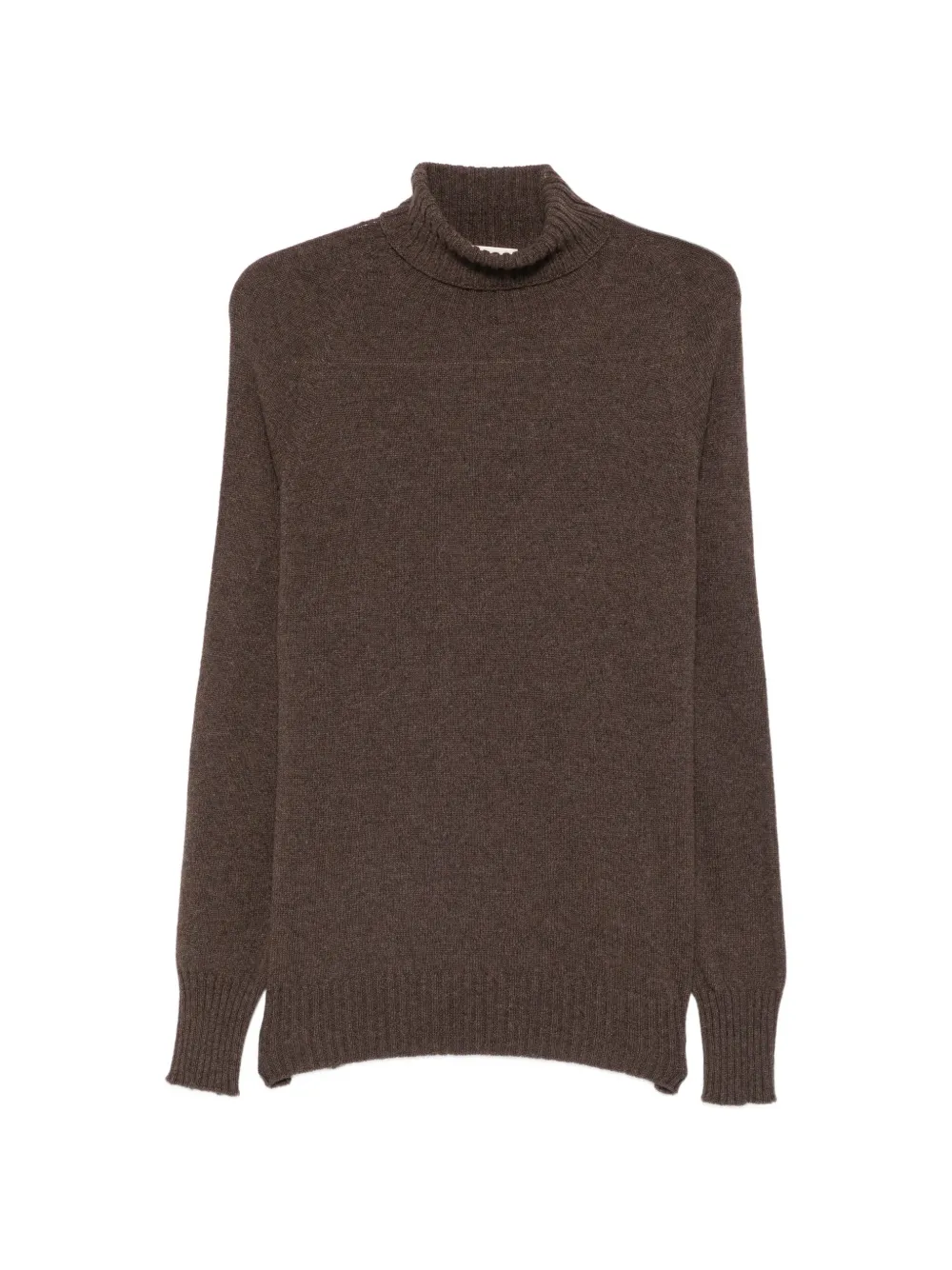 Ma'ry'ya Roll-neck Raglan-sleeve Sweater In Brown