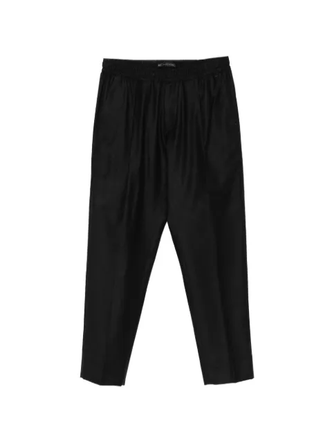 Low Brand Tokio pleated elasticated-waist trousers