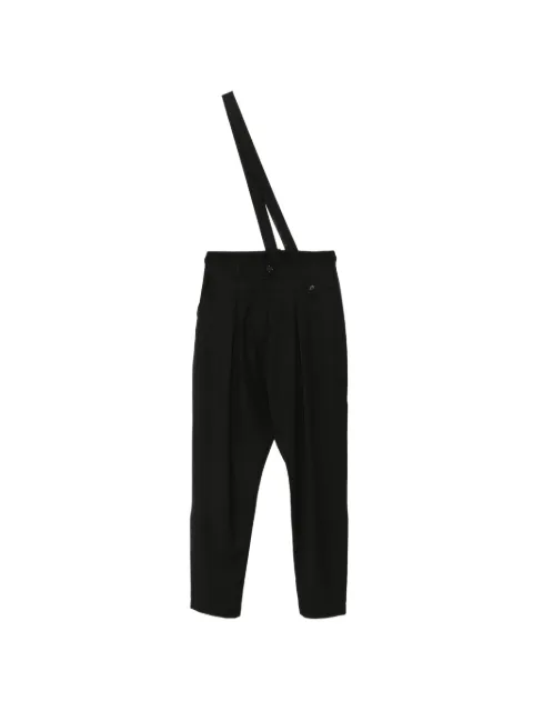 Isabel Benenato pleated suspender trousers