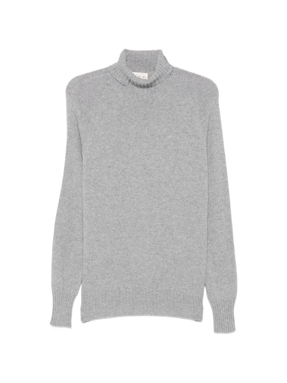 Ma'ry'ya Roll-neck Raglan-sleeve Sweater In Grey