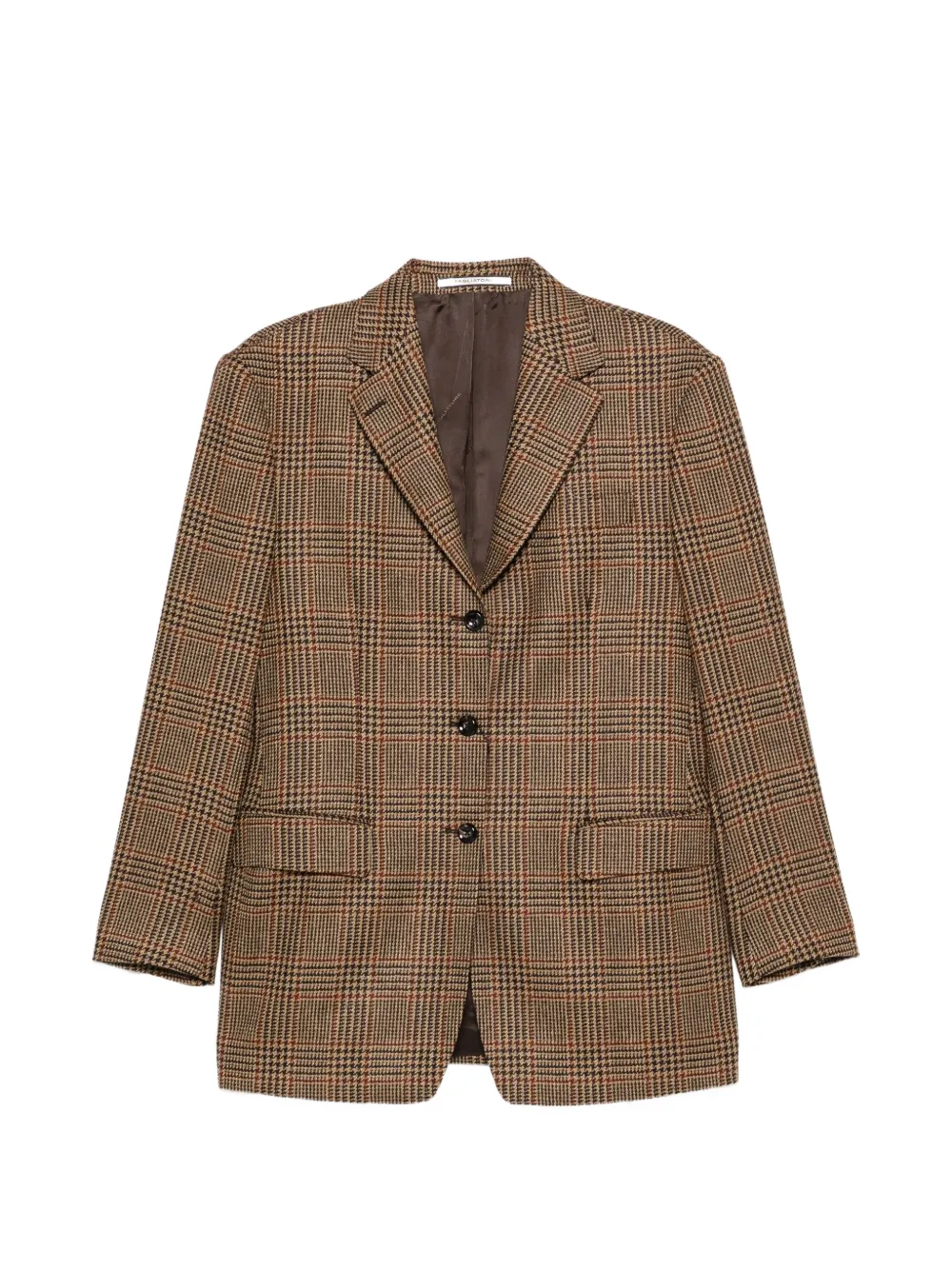 Tagliatore Prince of Wales check single-breasted blazer · 42
