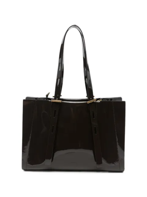 MINOBOSSI tote Paula con acabado de charol