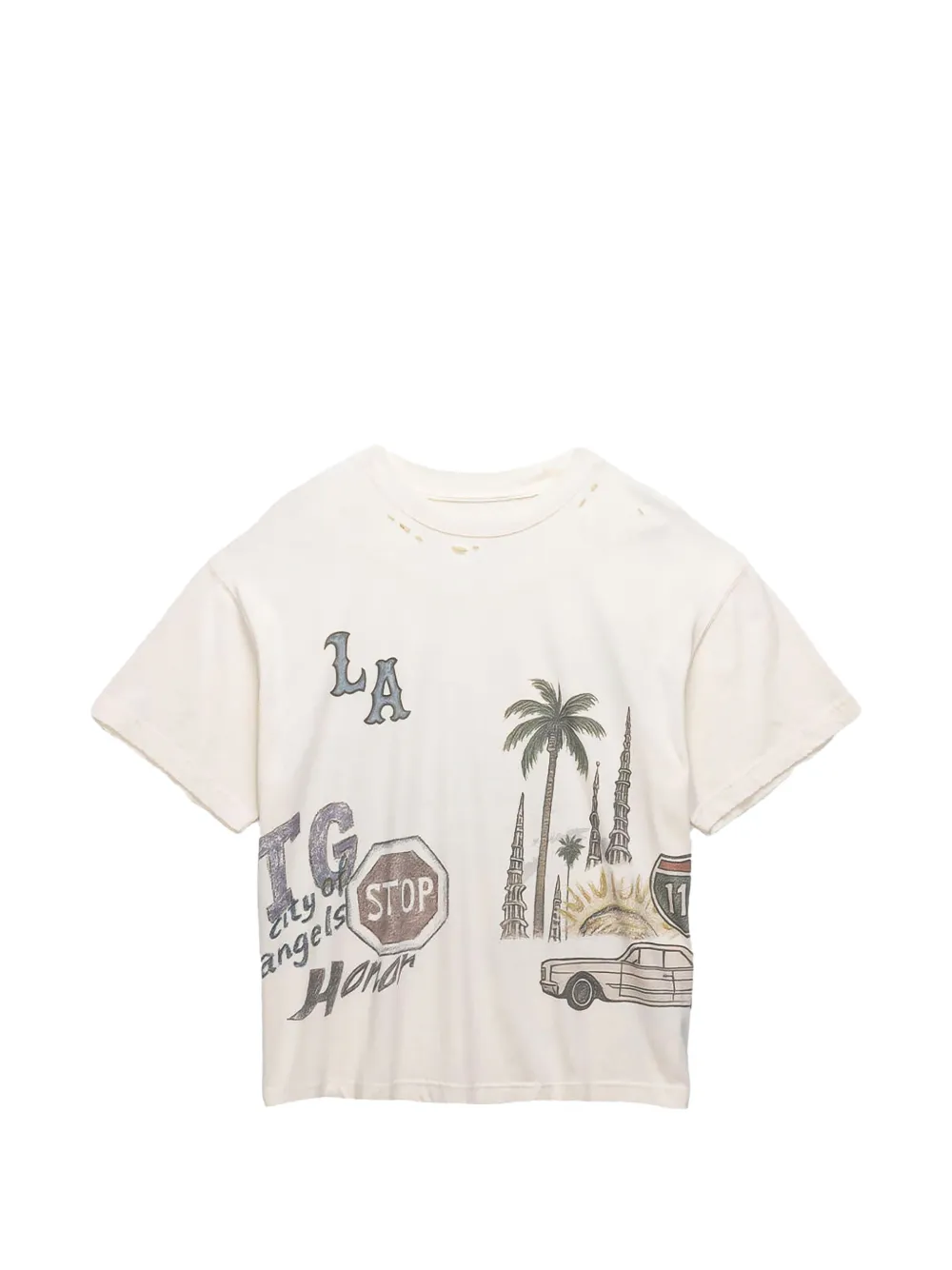 Honor The Gift All Over Los Angeles graphic-print T-shirt