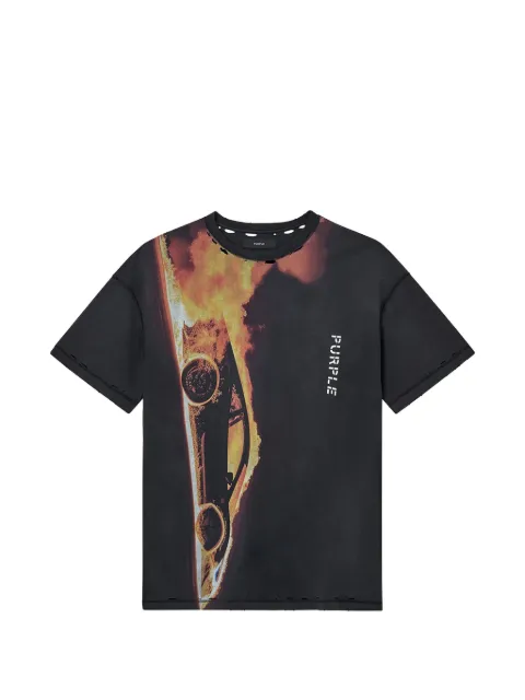Purple Brand Zut Alors distressed T-shirt
