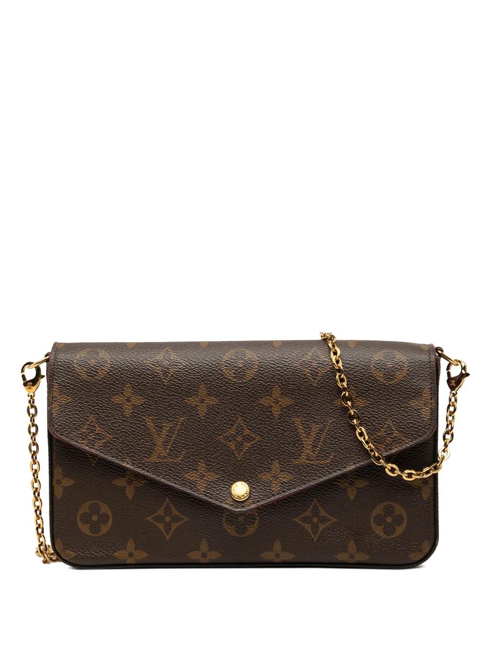 Louis Vuitton Pre-Owned Borsa a tracolla Monogram Pochette Felicie 2010-2026 - Marrone