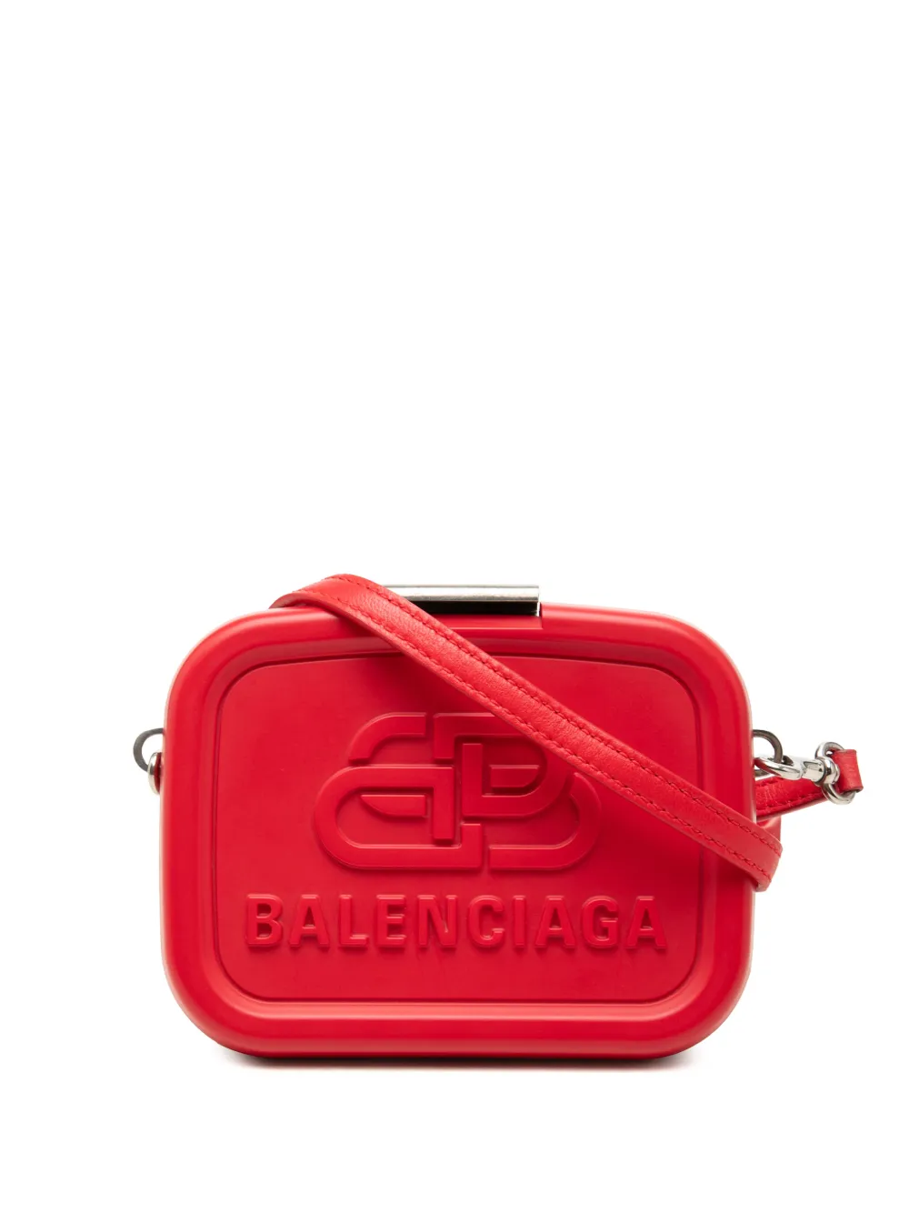 Balenciaga Pre-Owned 2020 Mini Acetate Lunch Box Case crossbody bag - Rot