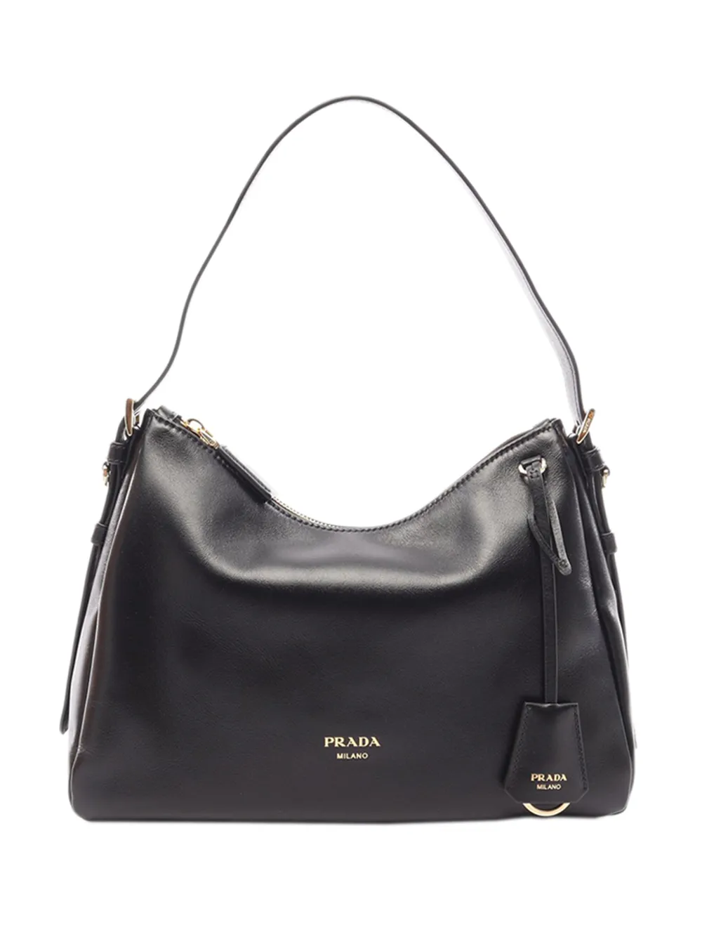Prada Pre-Owned 2010-2026 Medium Leather Aimee shoulder bag - Nero