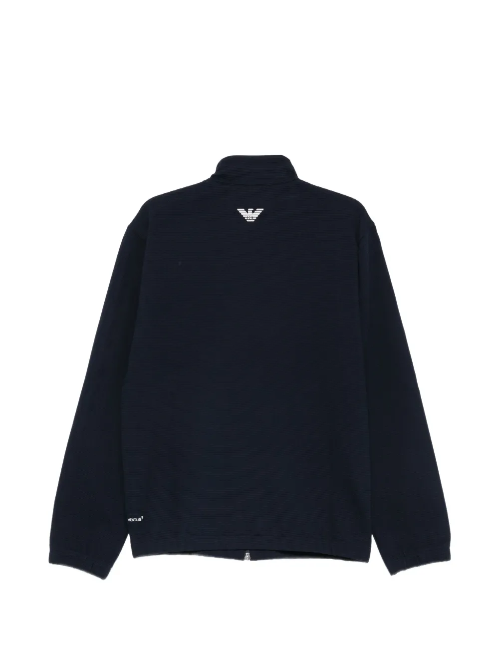 Ea7 Emporio Armani Trainingspak met logoprint en zijstreep Blauw
