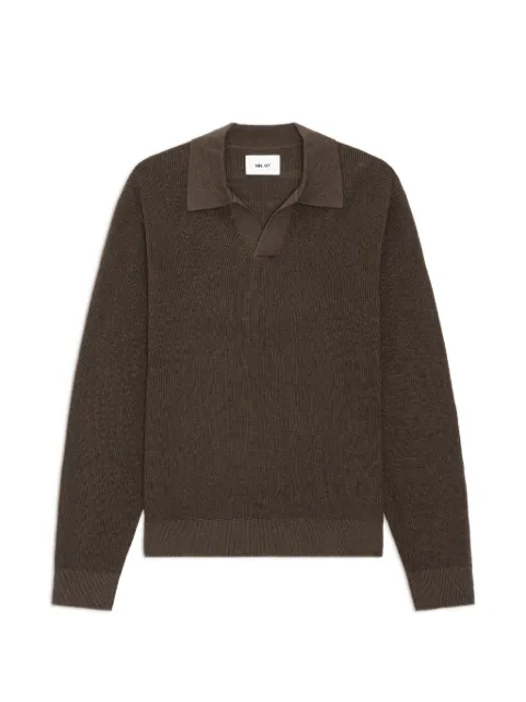 NN07 Hope polo-collar sweater