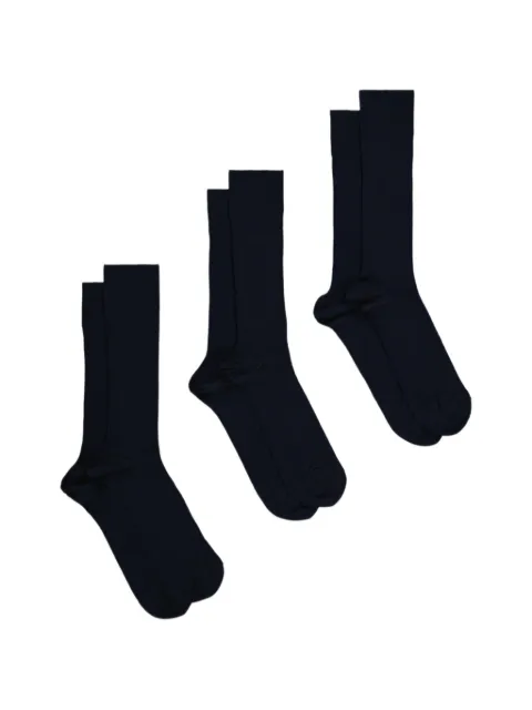 NN07 Nine ribbed-knit socks set (set of three)