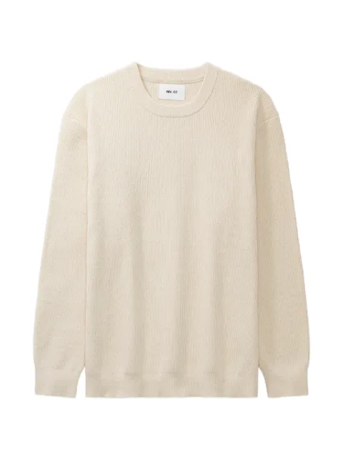NN07 ribbed-knit crew-neck sweater