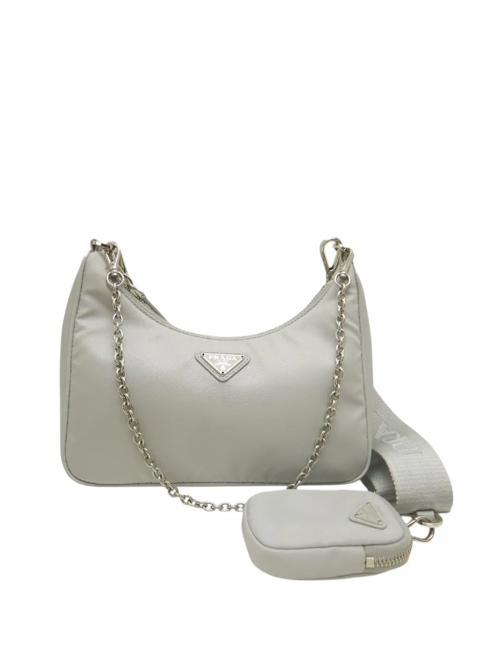 Prada Pre-Owned 2019-2026 Re Nylon Re Edition 2005 satchel - Grigio