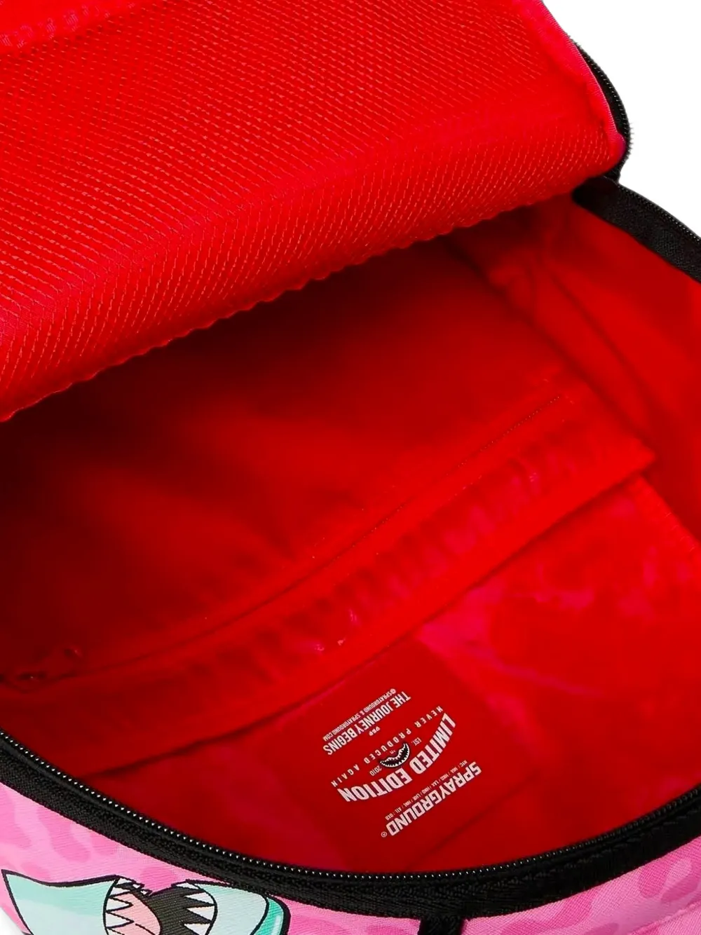 Sprayground Can't Break This Heart Graphic-print Checkered Backpack In Multi