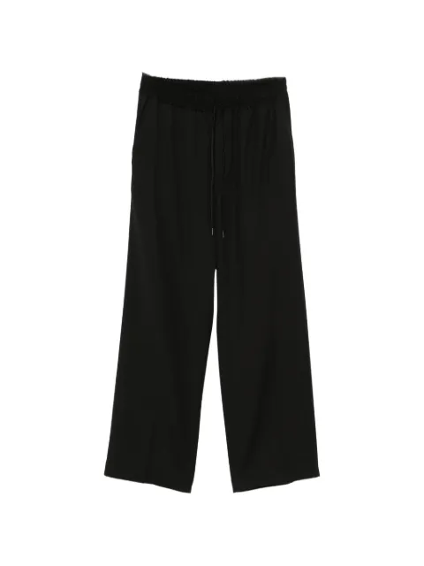 Isabel Benenato drawstring wide-leg trousers