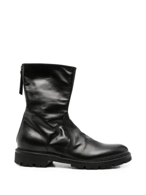 Henderson Baracco rear-zip leather boots