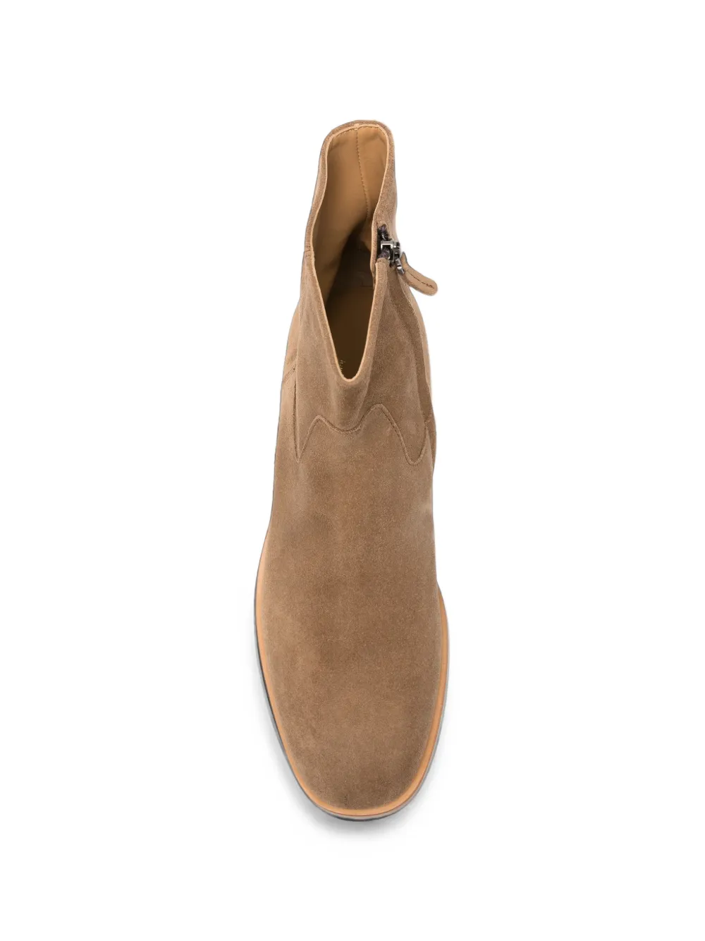 Henderson Baracco suede side-zip boots Bruin