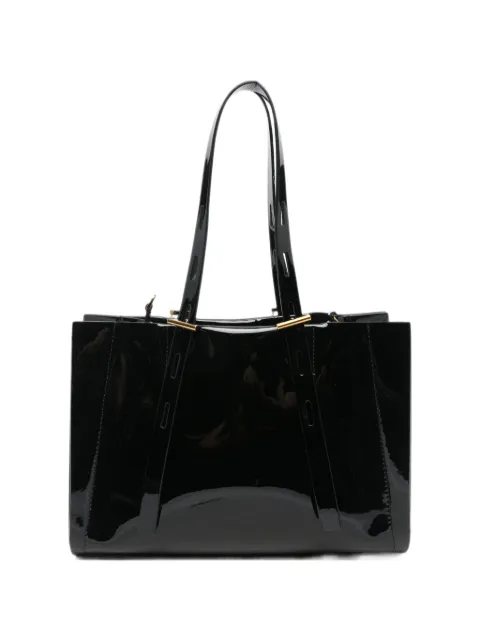 MINOBOSSI Paulina patent-leather tote bag