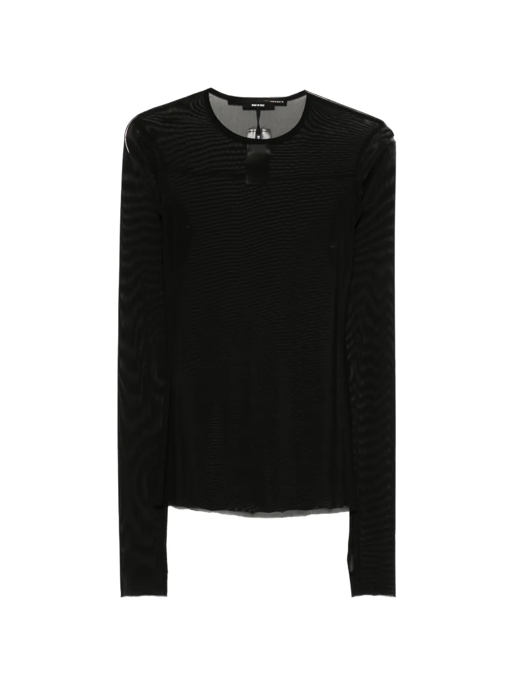 Isabel Benenato semi-sheer top