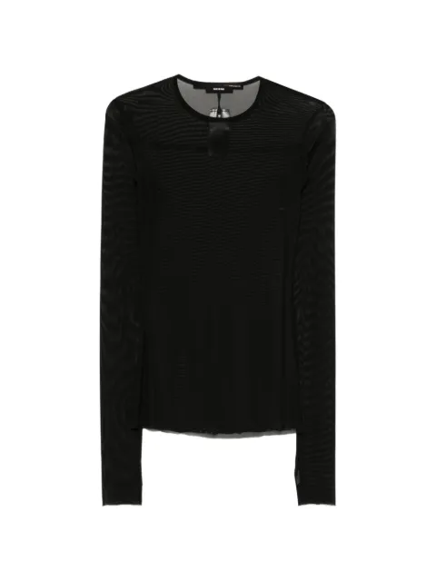 Isabel Benenato semi-sheer top