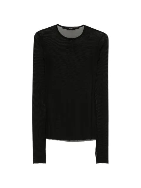 Isabel Benenato semi-sheer top