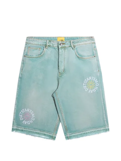 Diet Starts Monday SOL graphic-print denim shorts