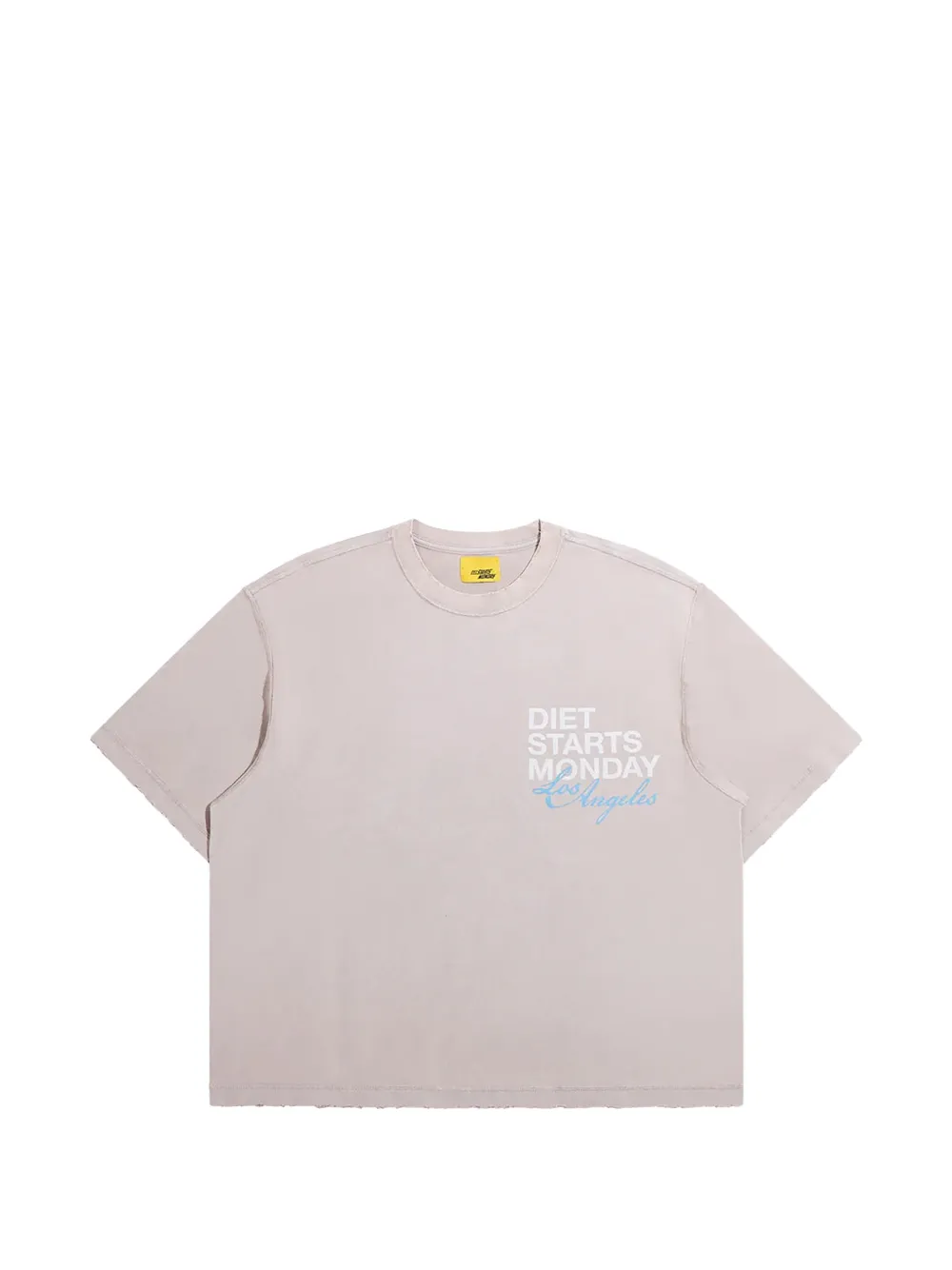 Diet Starts Monday logo-print short-sleeve t-shirt