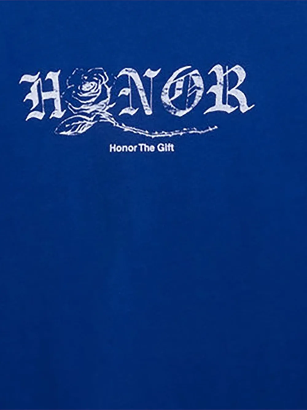 Honor The Gift Fallen Rose T-shirt Blauw