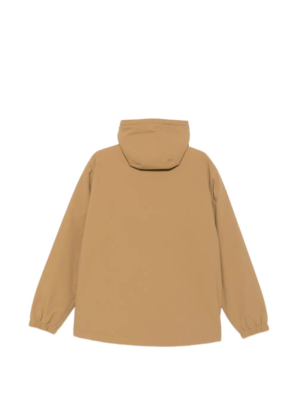 Ea7 Emporio Armani Jack met capuchon en logopatch Beige