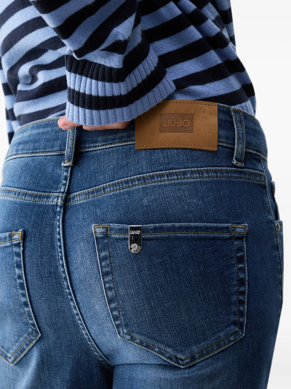 LIU JO Amazing Fit jeans met rechte pijpen Blauw