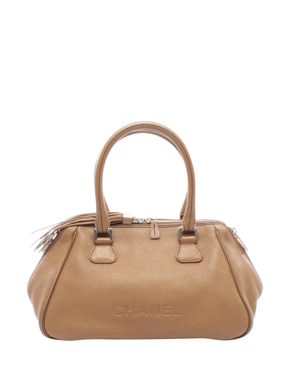 CHANEL Pre-Owned 2003-2004 Calfskin Tassel handbag - Toni neutri