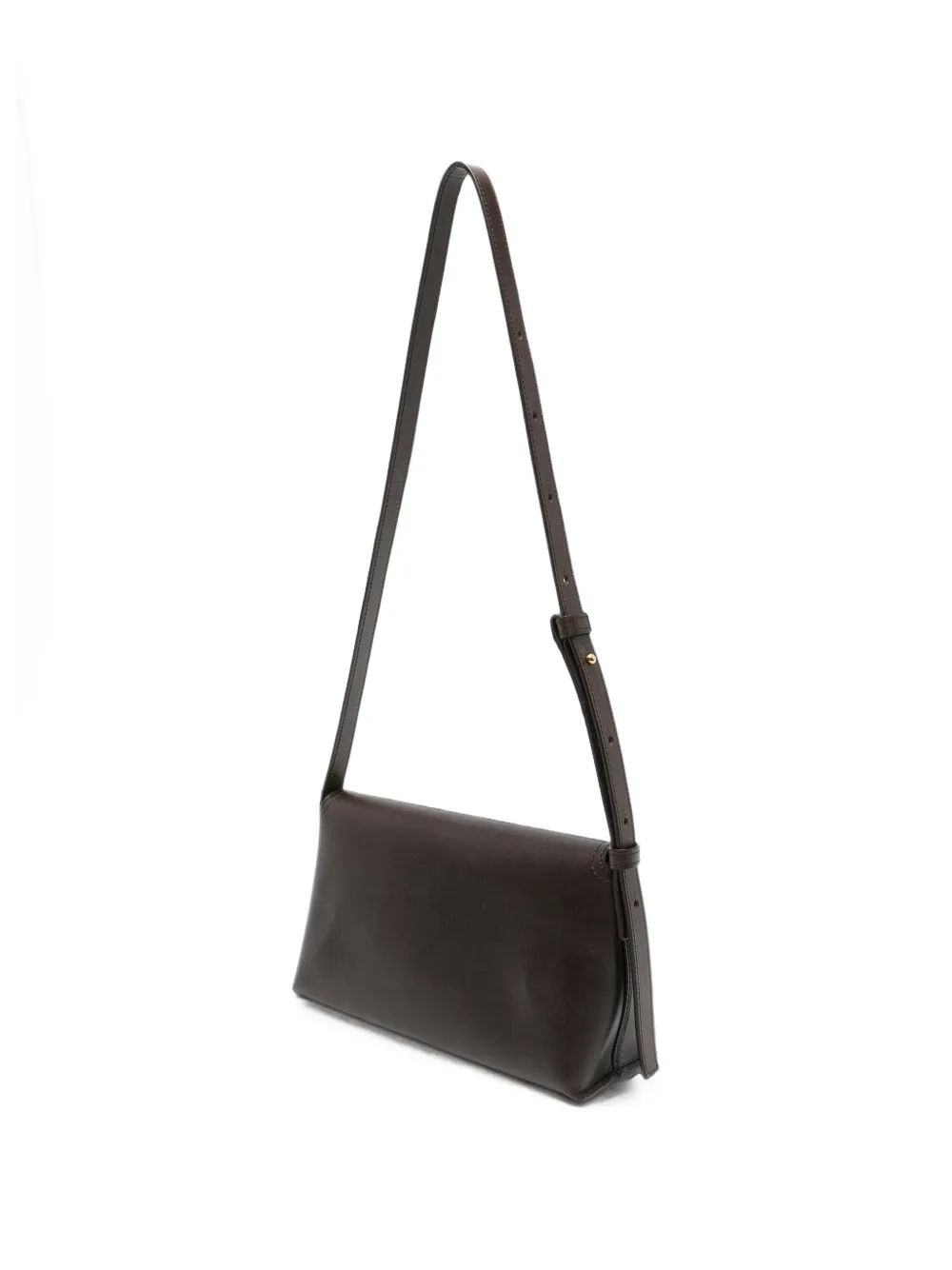 A.P.C. Kleine Simone leren schoudertas Bruin