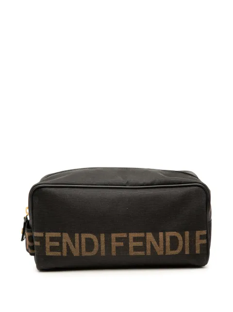 Fendi Pre-Owned 20th Century Nylon Logo Toiletry pouch