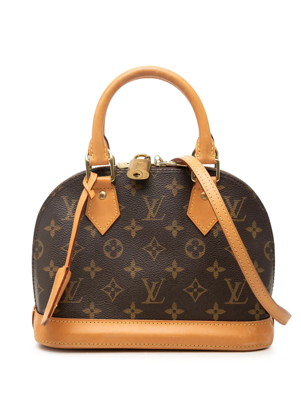 Louis Vuitton Pre-Owned Borsa a tracolla Alma BB con monogramma 2015 - Marrone