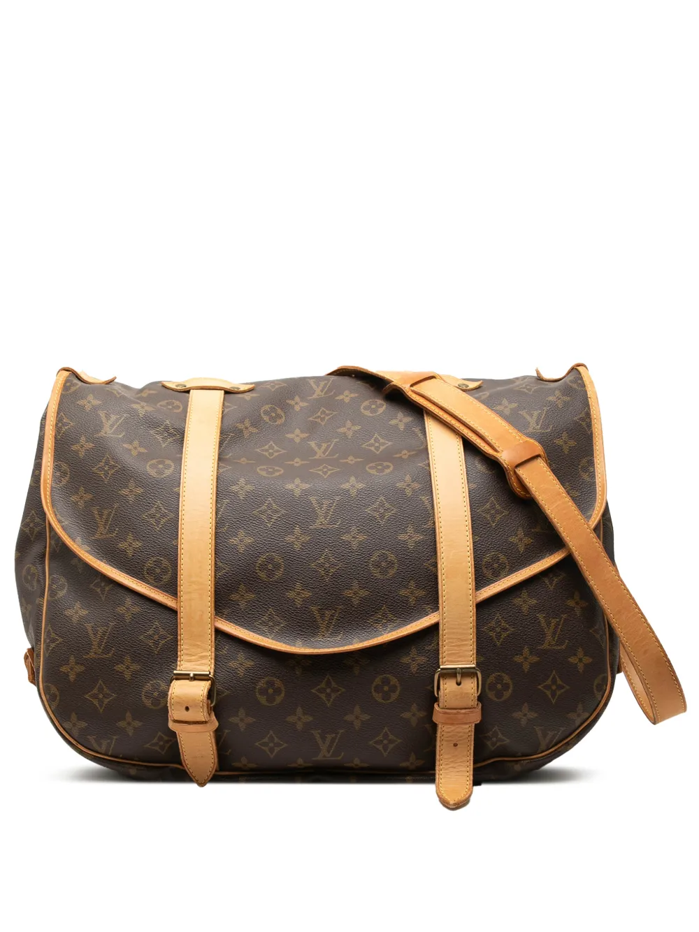 Louis Vuitton Pre-Owned Borsa da viaggio Monogram Saumur 43 1990 - Marrone