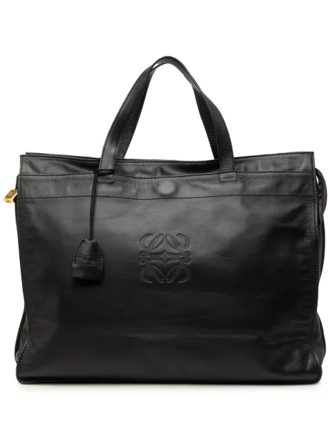 Loewe Pre-Owned 1990-2010 Leather Anagram Shopper tote bag