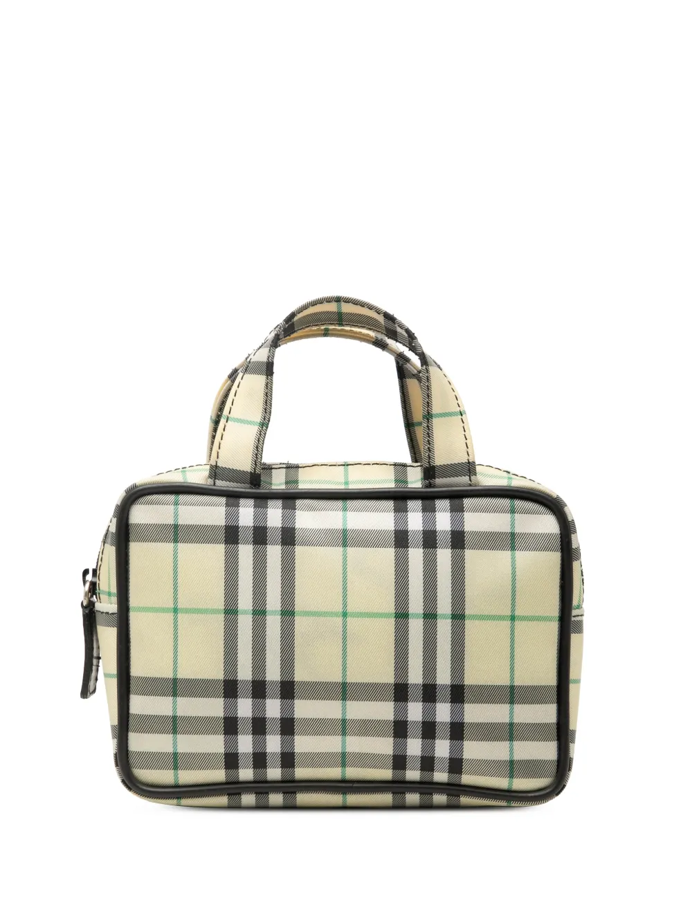 Burberry Pre-Owned Borsa a mano in tela con motivo House Check 2000-2017 - Giallo