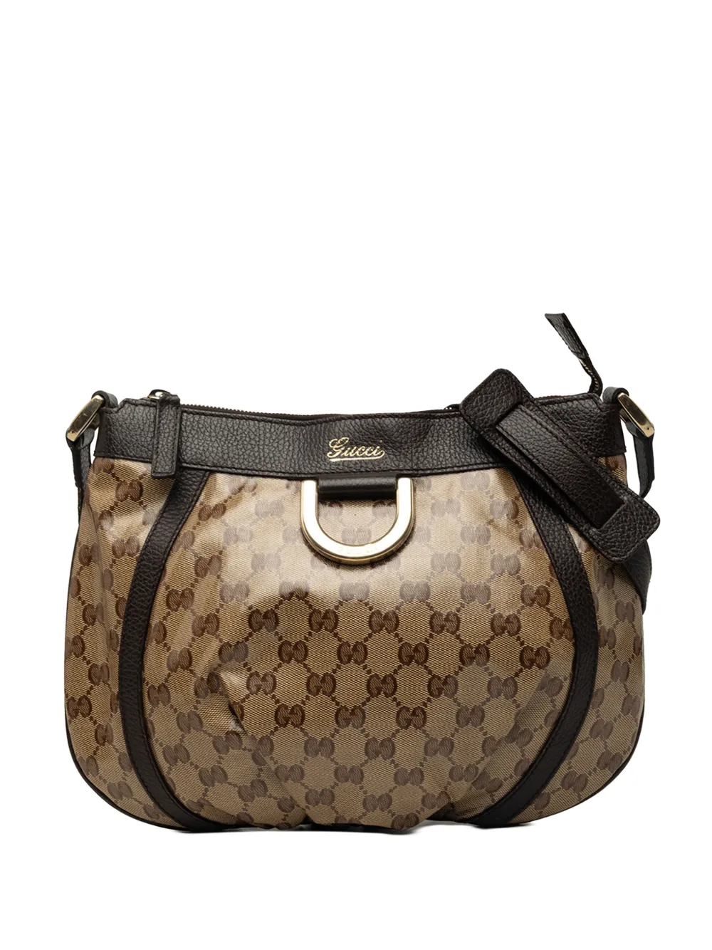 Gucci Pre-Owned 2000-2015 GG Crystal Abbey D Ring crossbody bag - Toni neutri
