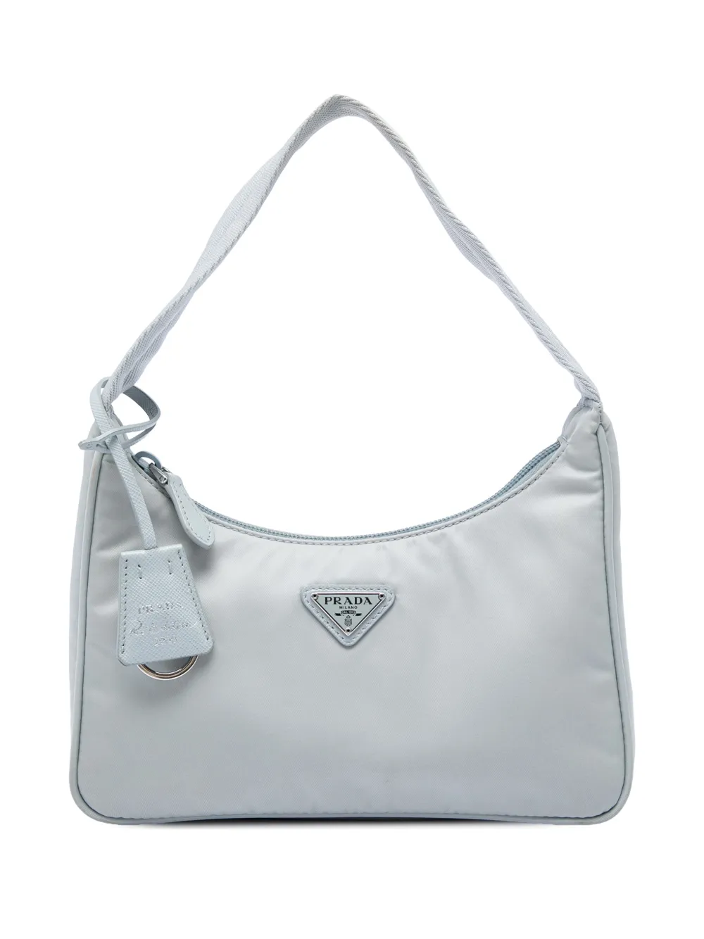 Prada Pre-Owned 2019-2026 Mini Tessuto Re Edition 2000 shoulder bag - Grigio