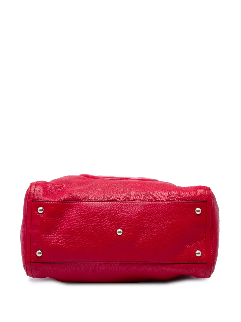 Gucci Pre-Owned 2016-2026 medium Soho Cellarius kalfsleren shopper Rood