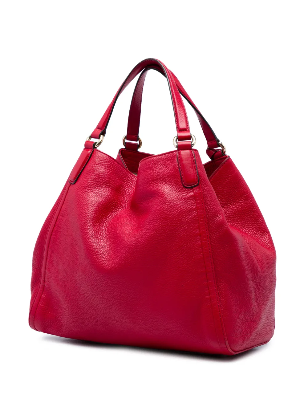 Gucci Pre-Owned 2016-2026 medium Soho Cellarius kalfsleren shopper Rood
