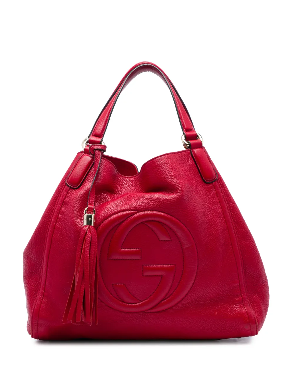 Gucci Pre-Owned 2016-2026 Medium Calfskin Soho Cellarius tote bag - Rosso