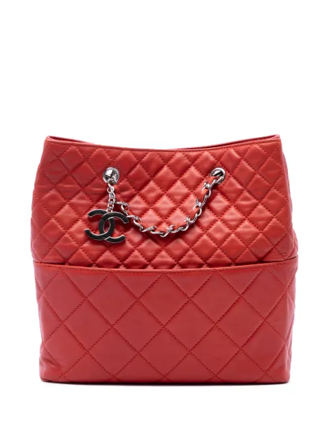 CHANEL Pre-Owned 2010-2011 Quilted Lambskin In The Business North South tote bag