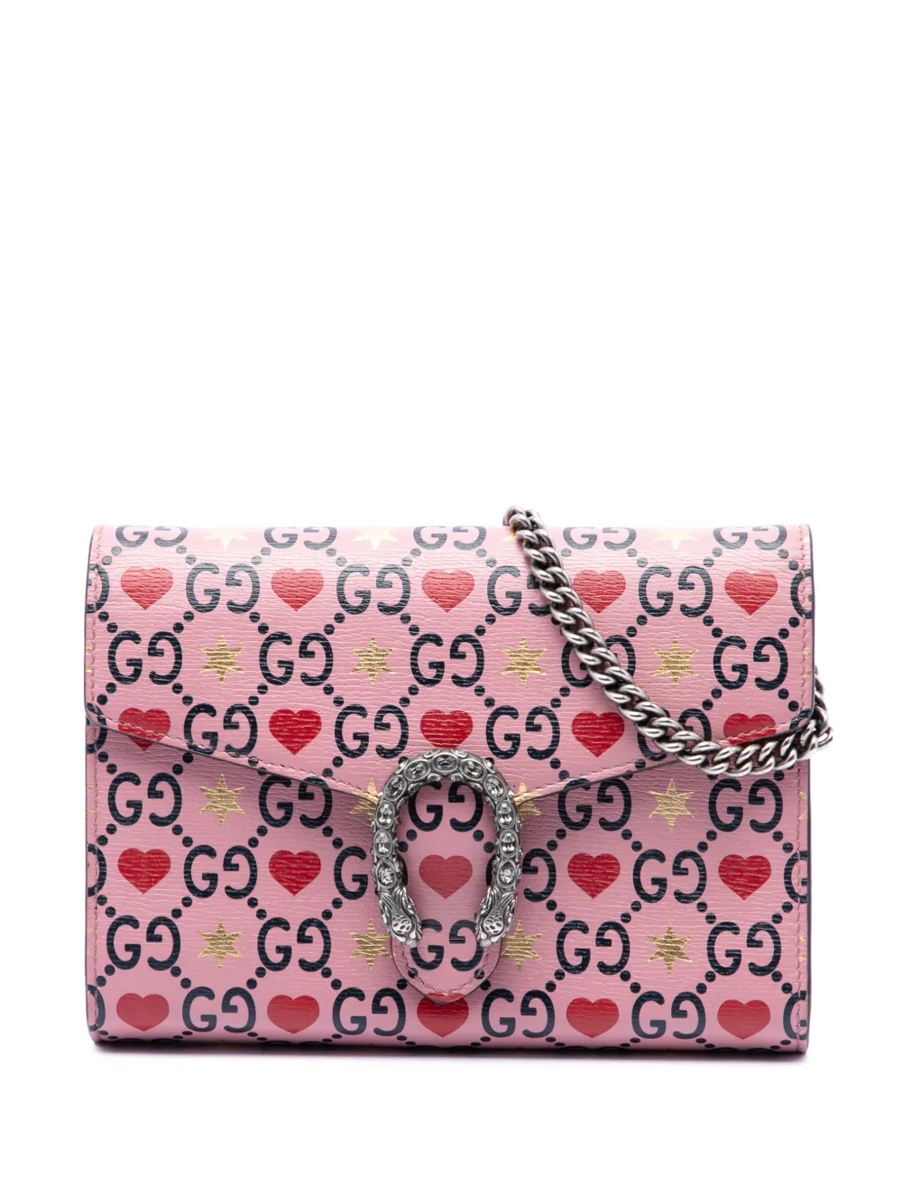 Gucci Pre-Owned Borsa a tracolla Dionysus Valentine's Day in pelle di vitello 2016-2026 - Rosa
