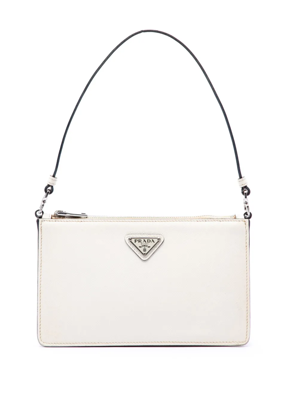 Prada Pre-Owned 2000-2013 Saffiano shoulder bag - Bianco